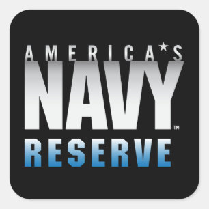 Amerikaanse marine Amerikaanse marine reserve Vierkante Sticker