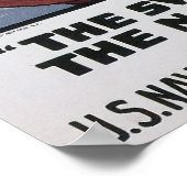 Amerikaanse marine Het zwaard is getekend Poster (Hoek)