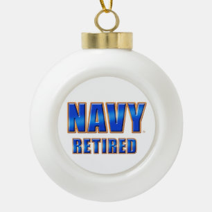 Amerikaanse marine in ruste keramische pleister bal ornament