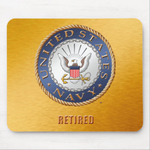 Amerikaanse marine in ruste Mousepad Muismat