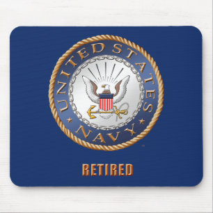 Amerikaanse marine in ruste Mousepad Muismat