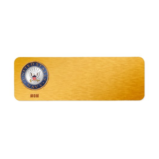 Amerikaanse marine mam adres label (Voorkant)