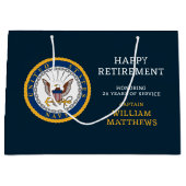 Amerikaanse marine | Marine Embleem | Gefeliciteer Groot Cadeauzakje (Voorkant)