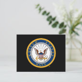 Amerikaanse marine | Navy Emblem Briefkaart (Staand voorkant)