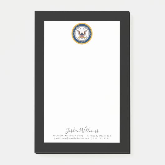 Amerikaanse marine | Navy Emblem Post-it® Notes (Voorkant)