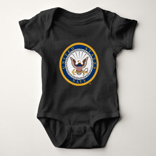 Amerikaanse marine | Navy Emblem Romper (Voorkant)