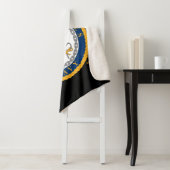 Amerikaanse marine | Navy Emblem Sherpa Deken (In situ)