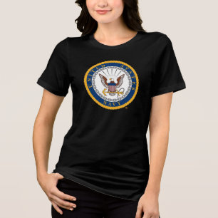Amerikaanse marine   Navy Emblem Tri-Blend Shirt