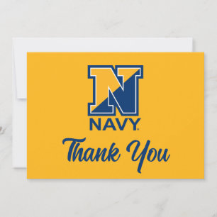 Amerikaanse marine Navy Initiaal N Bedankkaart
