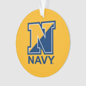 Amerikaanse marine | Navy Initiaal N Ornament (voorkant)