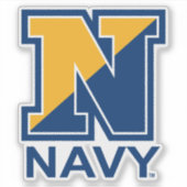 Amerikaanse marine | Navy Initiaal N Sticker (Voorkant)