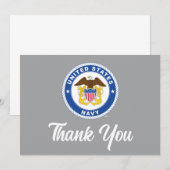 Amerikaanse marine | Officiële kosten Bedankkaart (Voorkant / Achterkant)