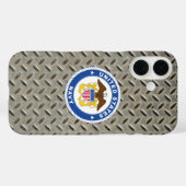 Amerikaanse marine | Officiële kosten Case-Mate iPhone Case (Achterkant (horizontaal))