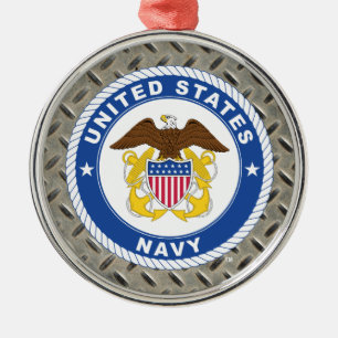 Amerikaanse marine Officiële kosten Metalen Ornament