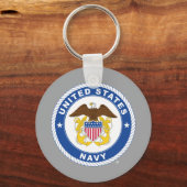 Amerikaanse marine | Officiële kosten Sleutelhanger (Achterkant)