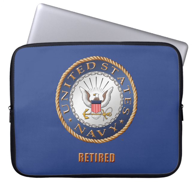 Amerikaanse marine Remoe Electronics Bag Laptop Sleeve (Voorkant)