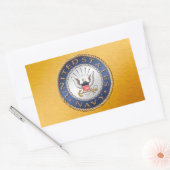 Amerikaanse marine-Stickers Rechthoekige Sticker (Envelop)