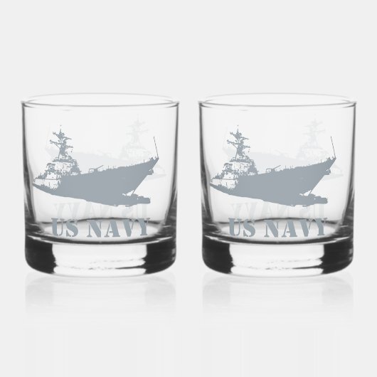  AMERIKAANSE MARINE WHISKY GLAS (Voorkant)