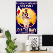 Amerikaanse marine ~ WW1 Poster (Thuiskantoor)