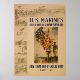 Amerikaanse mariniers: 1913 - Poster
