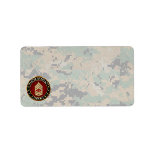 Amerikaanse mariniers: Hoofdsergeant (USMC MSgt) [ Etiket