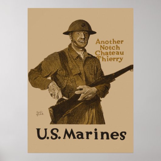 Amerikaanse mariniers poster (Voorkant)