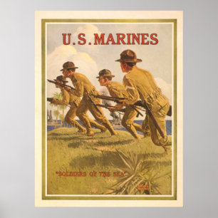 Amerikaanse mariniers poster