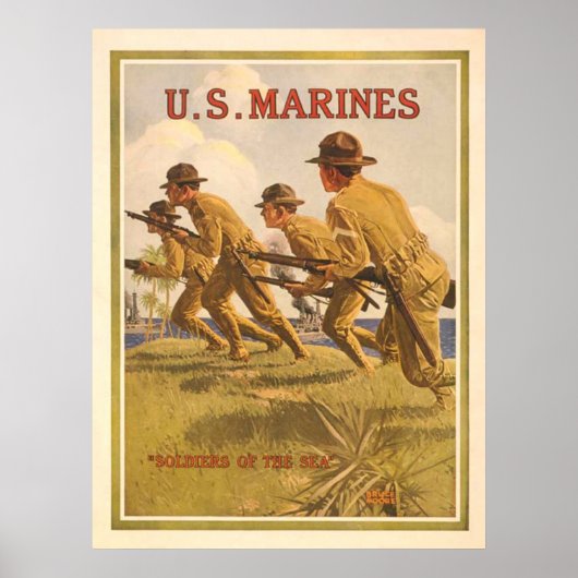Amerikaanse mariniers poster (Voorkant)