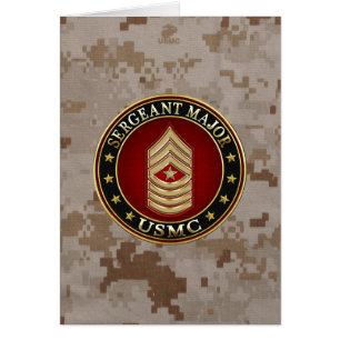 Amerikaanse mariniers: Sergeant-majoor (USMC SgtMa