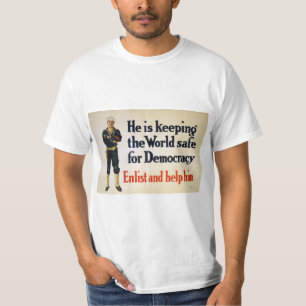 Amerikaanse mariniers ~ Soldaten van het Zee T-shirt