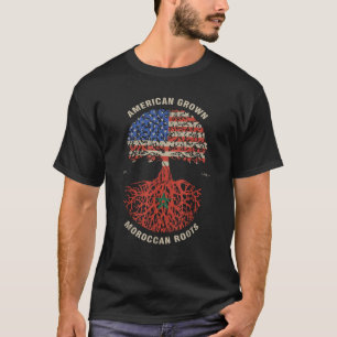 Amerikaanse Marokkaanse vlag T-shirt