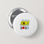 Amerikaanse meesters GOLF 2021 Ronde Button 5,7 Cm (Voorkant /achterkant)