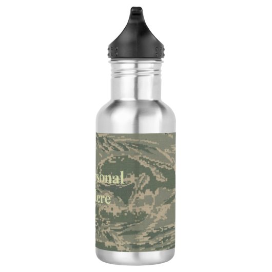 Amerikaanse militaire groene camouflage roestvrij waterfles (Rechts)