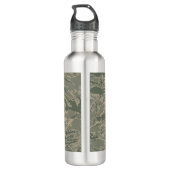 Amerikaanse militaire groene camouflage roestvrij waterfles (Achterkant)