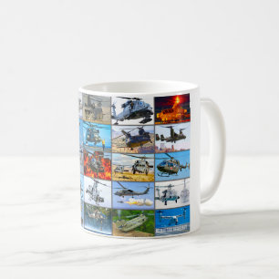 AMERIKAANSE MILITAIRE ROTORCRAFT "MONTAGE" KOFFIEMOK