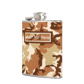 Amerikaanse militaire woestijnzandcamouflage 6 oz heupfles (Links)