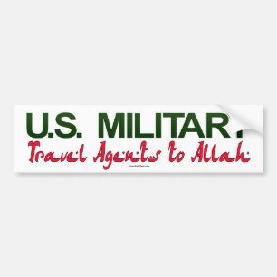Amerikaanse militairen: Reisagenten naar Allah Bumpersticker