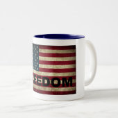 Amerikaanse Mok van de Vlaggenvrijheid (Voorkant rechts)