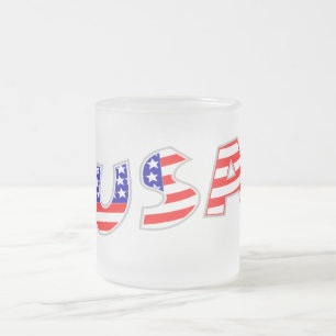 Amerikaanse Mok van gevriesdroogd glas