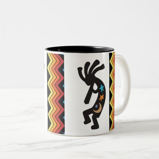 Amerikaanse Mok van tweetonige Kokopelli-koffie (Voorkant rechts)