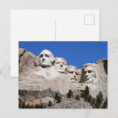 Amerikaanse monumenten | Het Rushmore-Briefkaart Briefkaart (Voorkant / Achterkant)