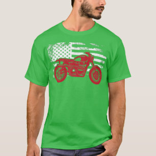 Amerikaanse motorfiets Bike Biker T-shirt