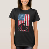 Amerikaanse motorfiets t-shirt (Voorkant)