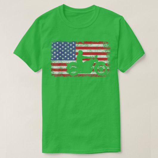 Amerikaanse motorfiets T-Shirt (Design voorkant)