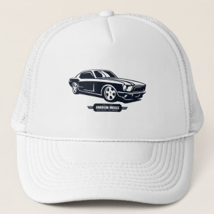 Amerikaanse Muscle Car Silhouette T-shirt Trucker Pet