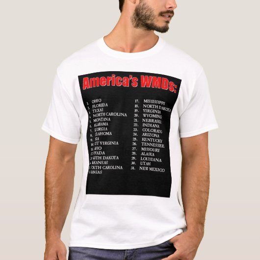 Amerikaanse MVW's T-shirt (Voorkant)
