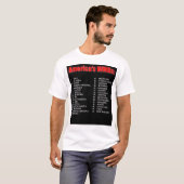 Amerikaanse MVW's T-shirt (Voorkant volledig)