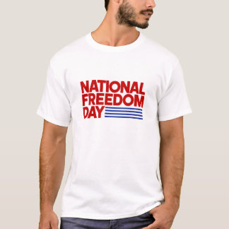 Amerikaanse Nationale Dag van de Vrijheid T-shirt 