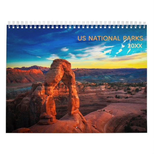 Amerikaanse nationale parken kalender (Hoes)