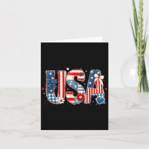Amerikaanse Nationale Trots Quiltstof Kunstontwerp Kaart